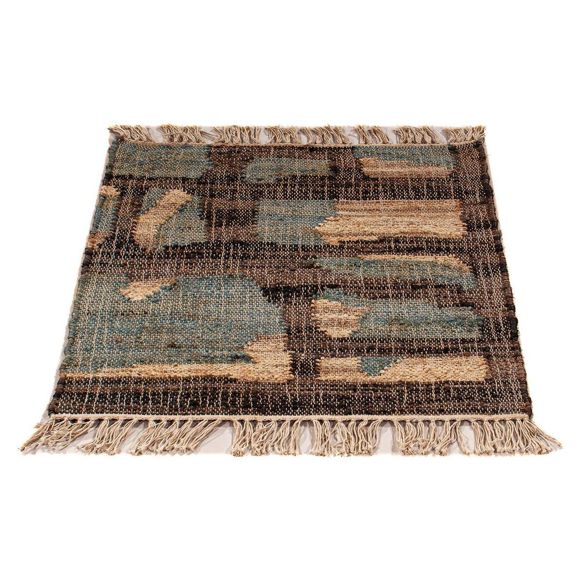 Kelim tapijt - Trendy vierkant  - 60 x 60 cm - veelkleurig