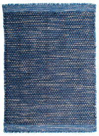 Kelim tapijt - Trendy - 88 x 62 cm - donkerblauw
