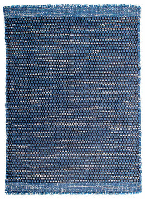 Kelim tapijt - Trendy - 88 x 62 cm - donkerblauw