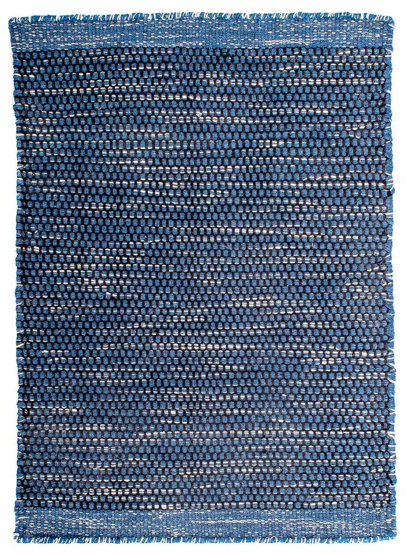 Kelim tapijt - Trendy - 88 x 62 cm - donkerblauw