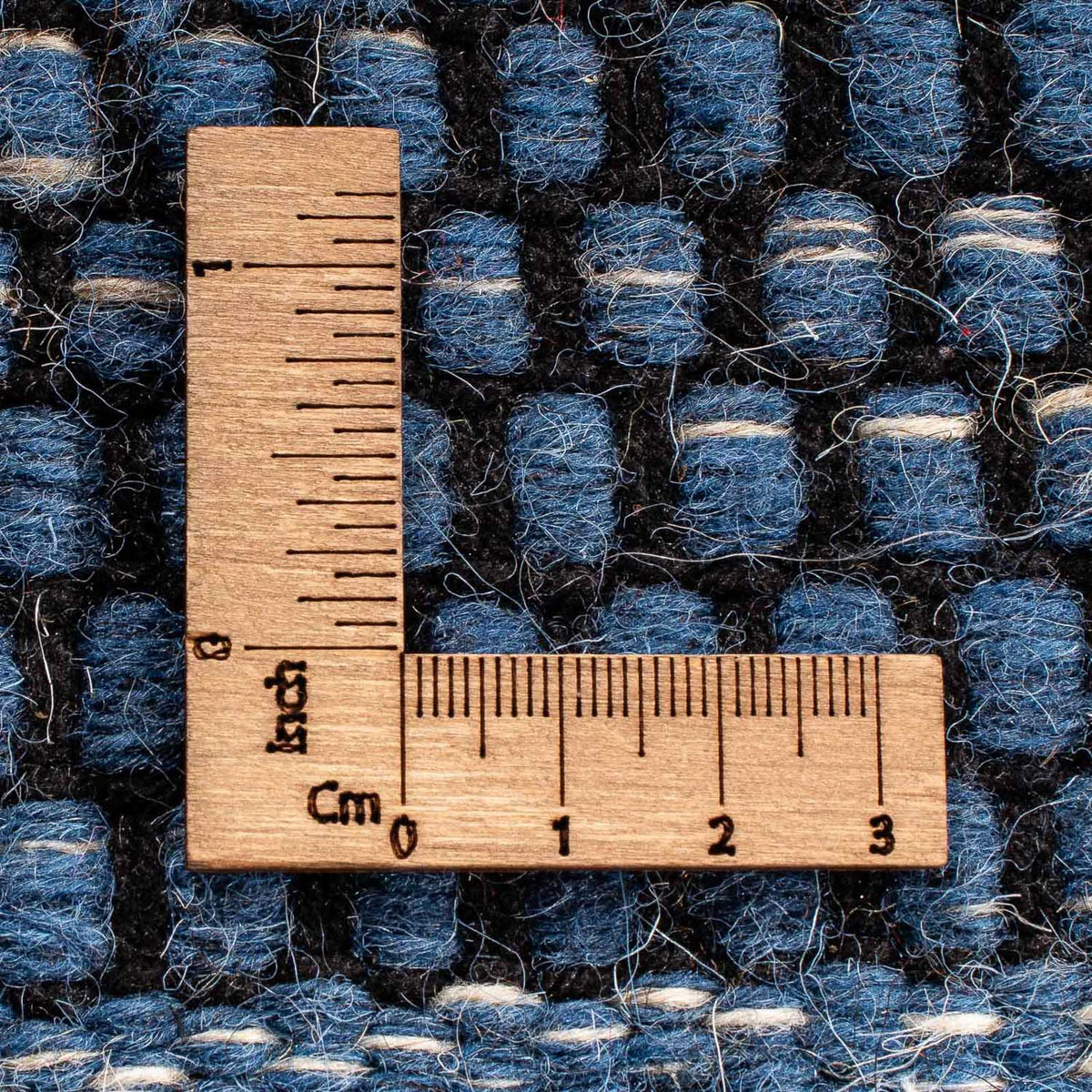 Kelim tapijt - Trendy - 88 x 62 cm - donkerblauw