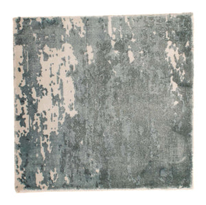 Viscose tapijt vierkant  - 55 x 51 cm - veelkleurig