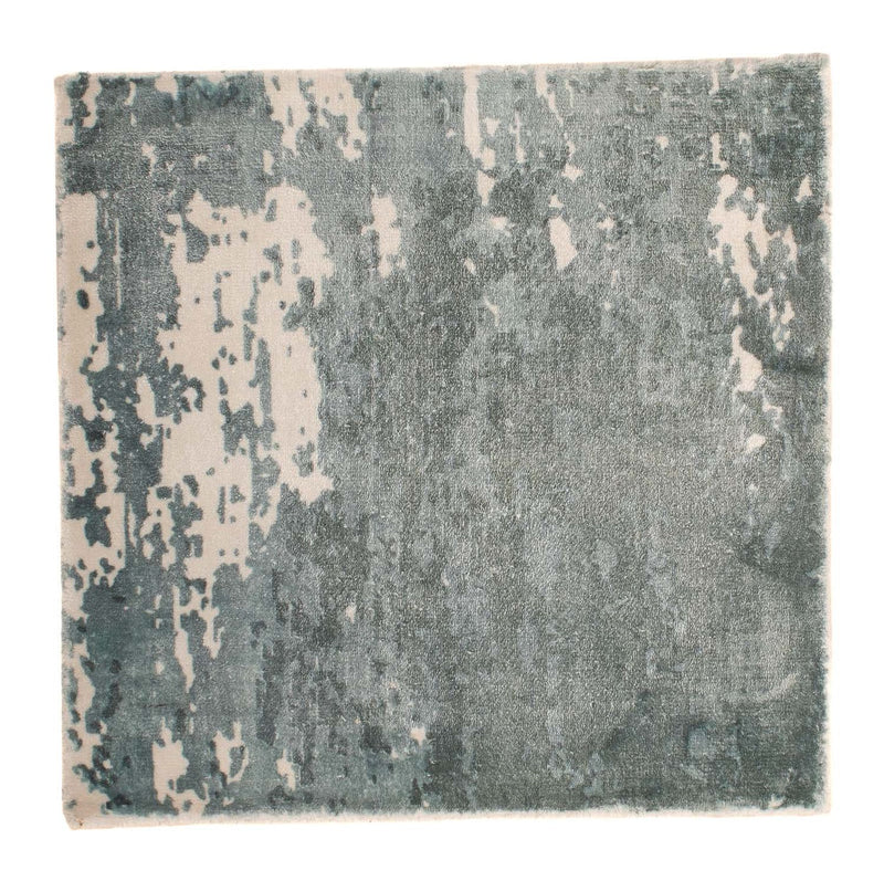 Viscose tapijt vierkant  - 55 x 51 cm - veelkleurig