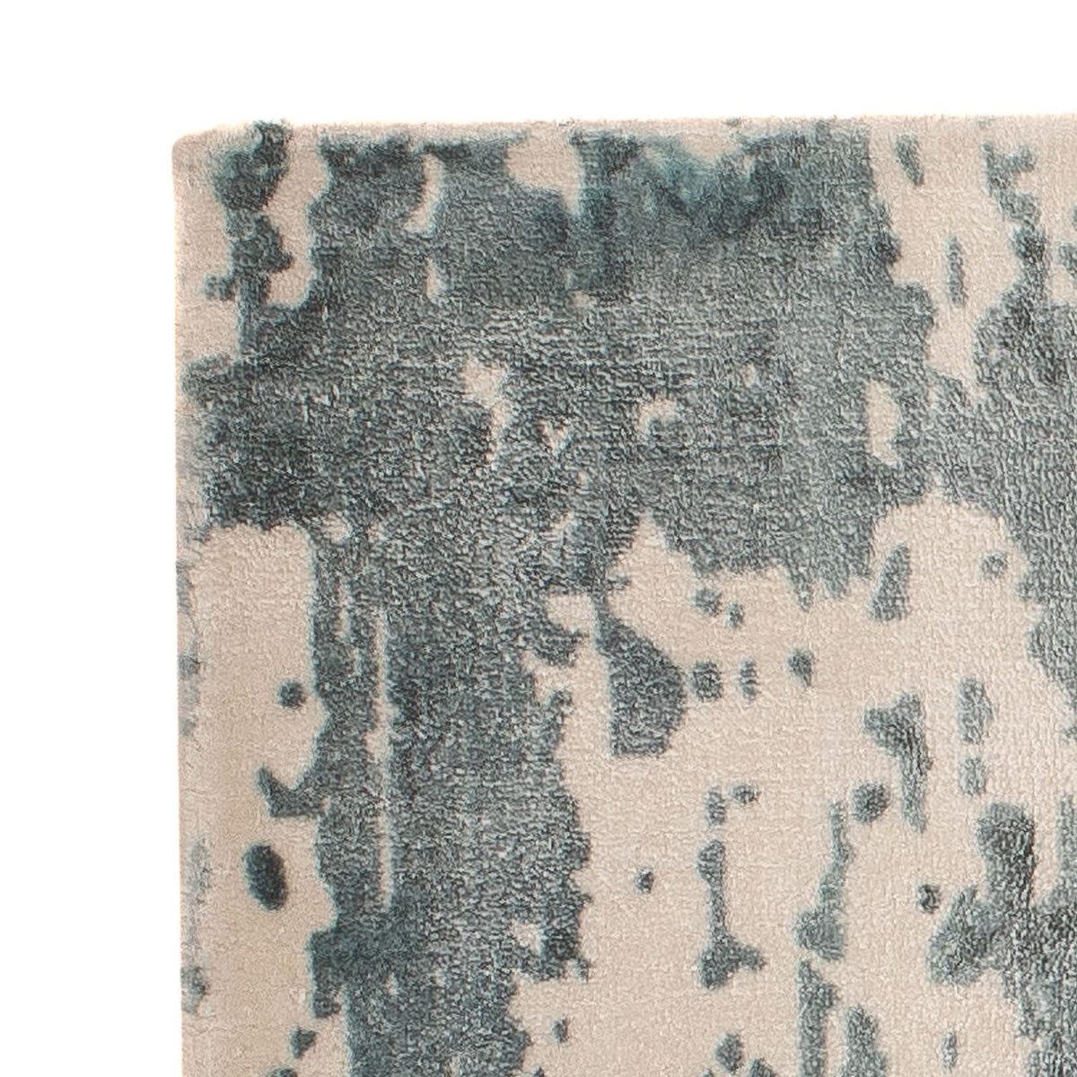 Viscose tapijt vierkant  - 55 x 51 cm - veelkleurig