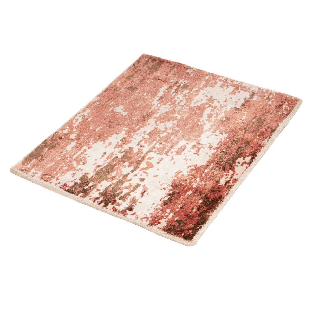 Viscose tapijt vierkant  - 60 x 50 cm - veelkleurig