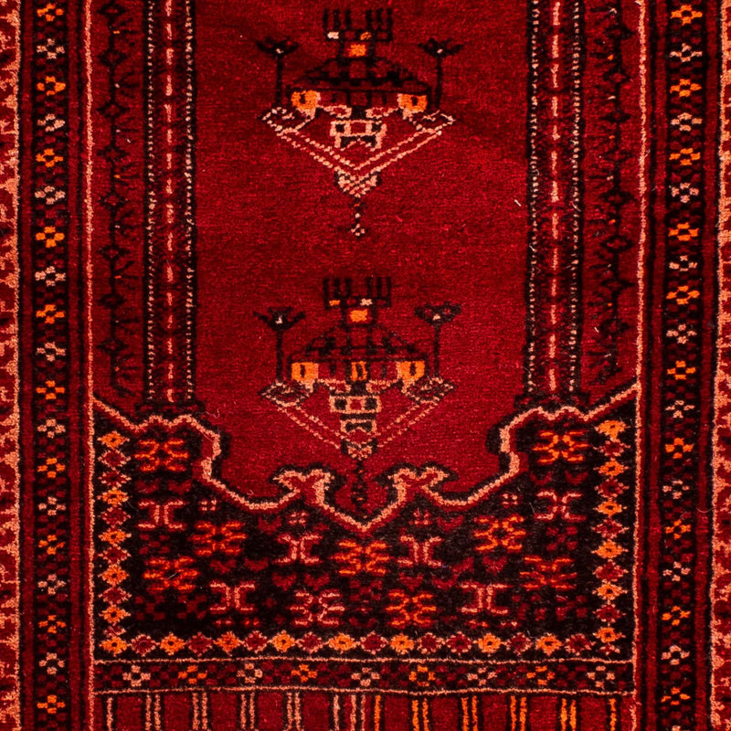 Pakistaans tapijt - 115 x 64 cm - donkerrood