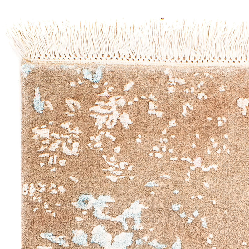 Designer tapijt - 88 x 63 cm - lichtbruin