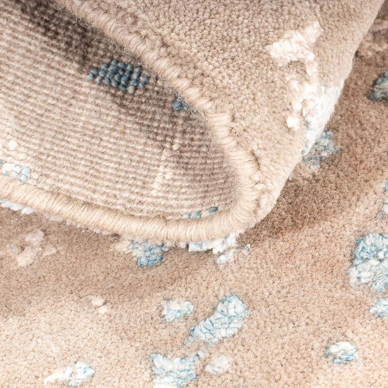 Designer tapijt - 88 x 63 cm - lichtbruin