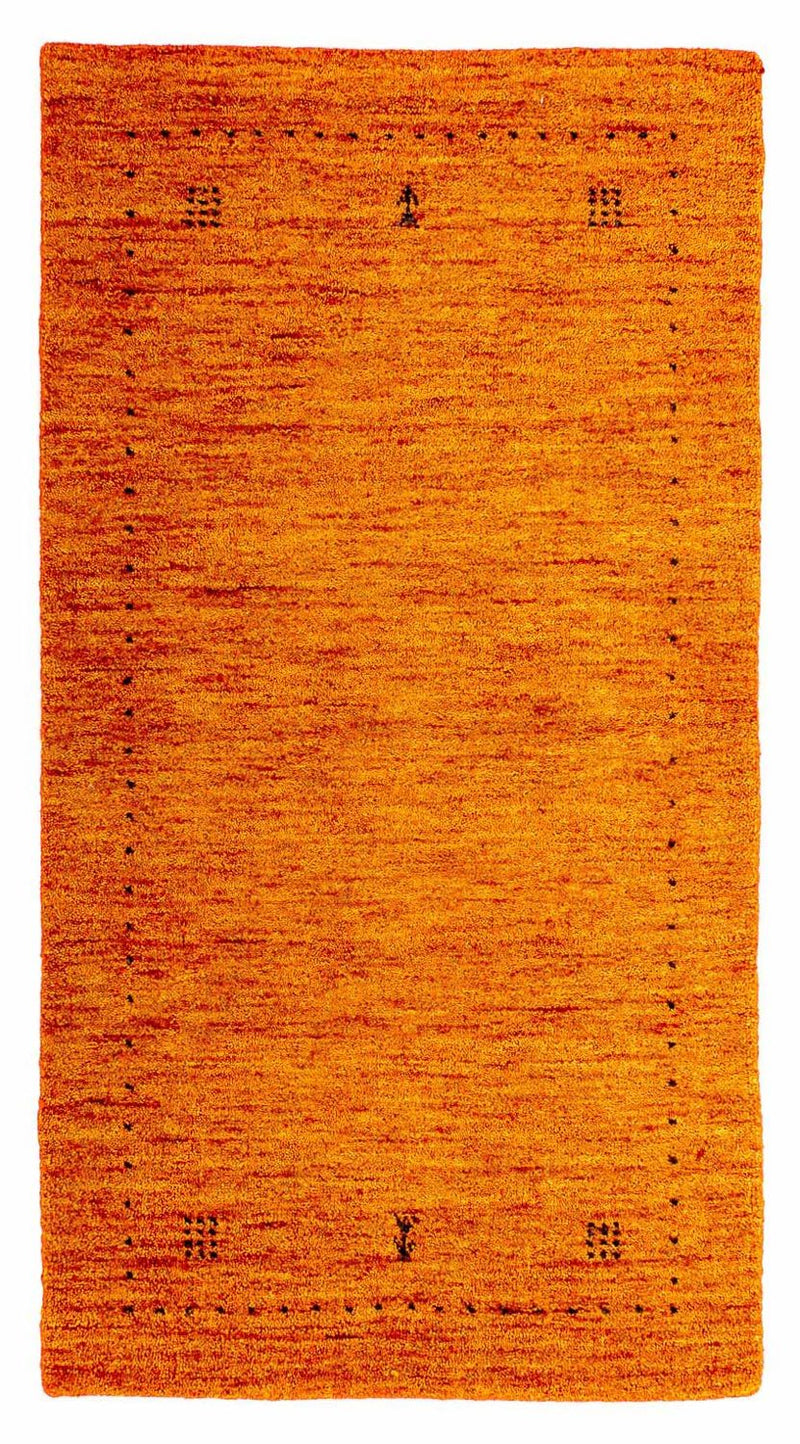 Gabbeh Tapijt - Loribaft Indus - 133 x 70 cm - oranje