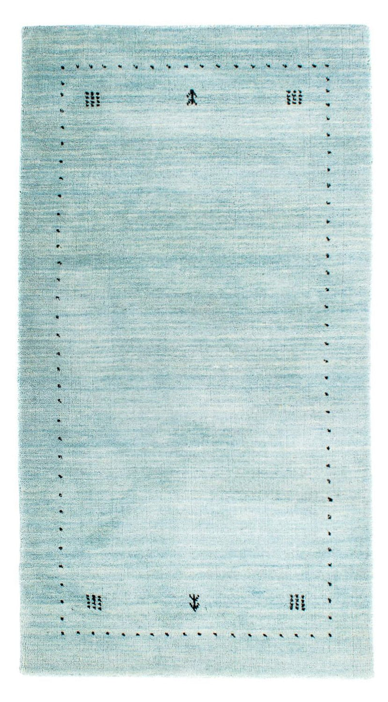 Gabbeh Tapijt - Loribaft Indus - 140 x 70 cm - lichtblauw