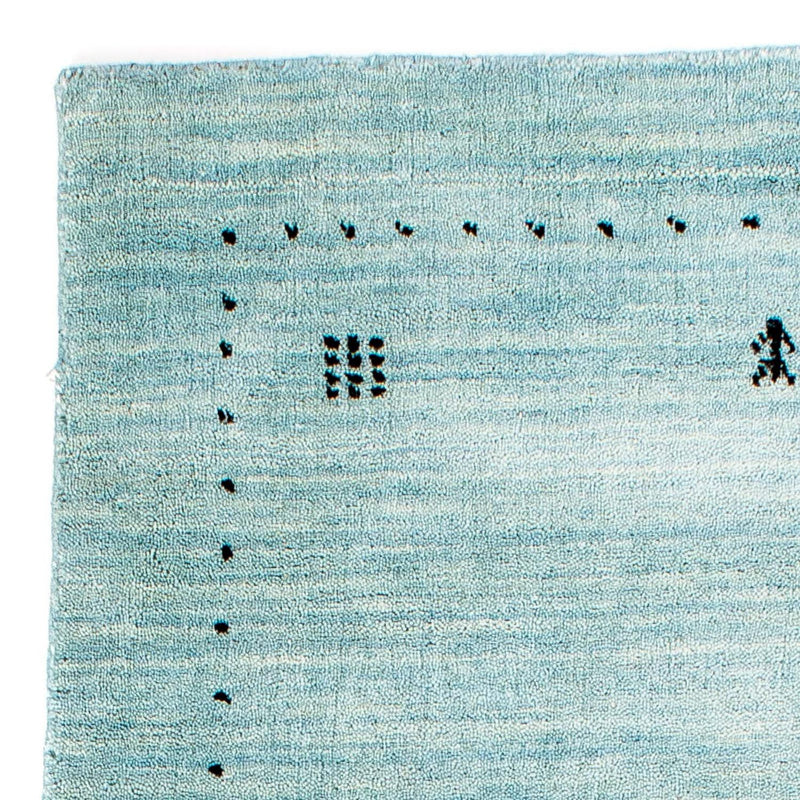 Gabbeh Tapijt - Loribaft Indus - 140 x 70 cm - lichtblauw