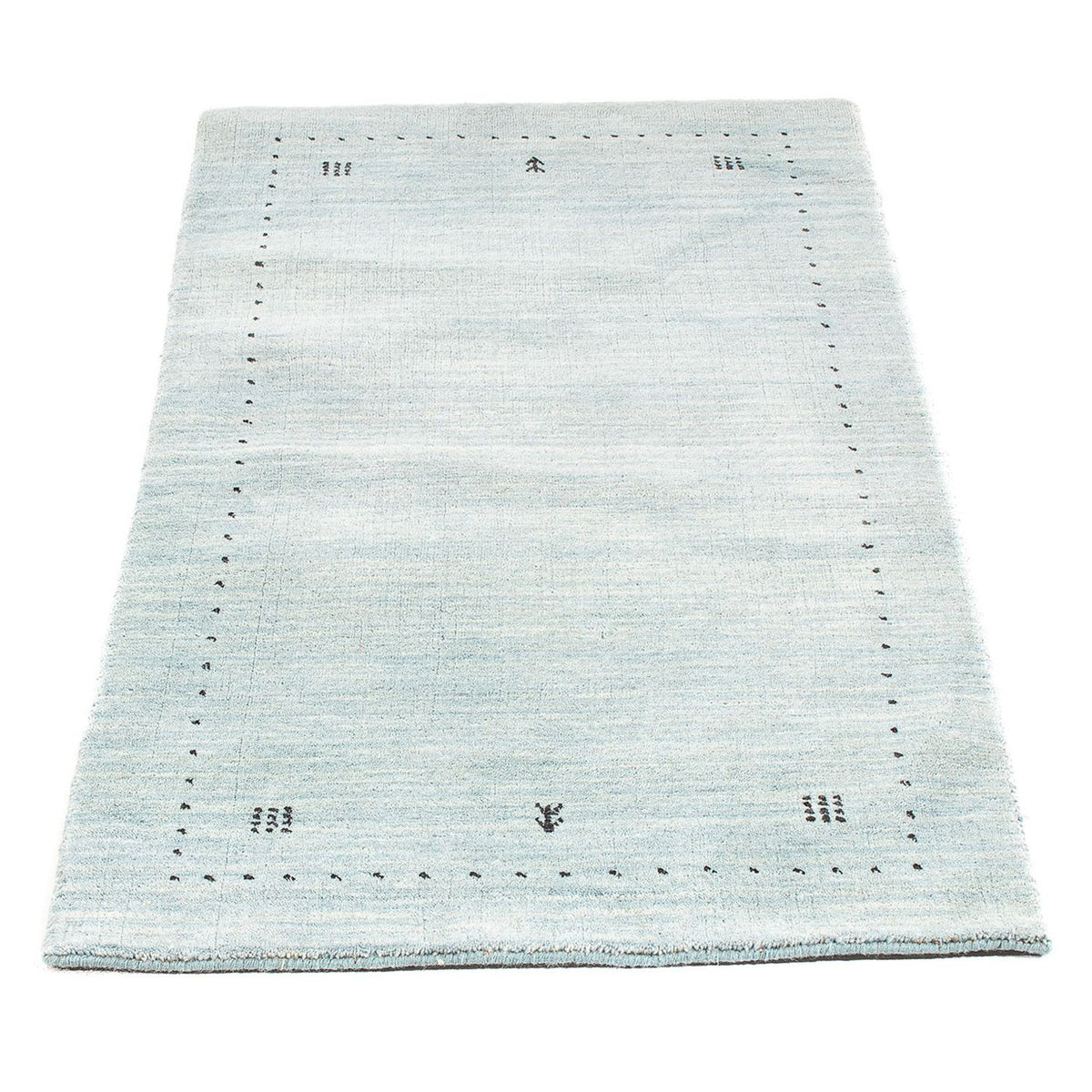 Gabbeh Tapijt - Loribaft Indus - 140 x 70 cm - lichtblauw