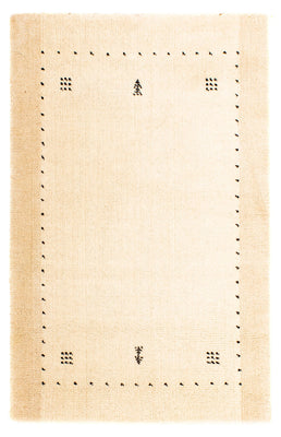 Gabbeh Tapijt - Loribaft Indus - 93 x 63 cm - beige