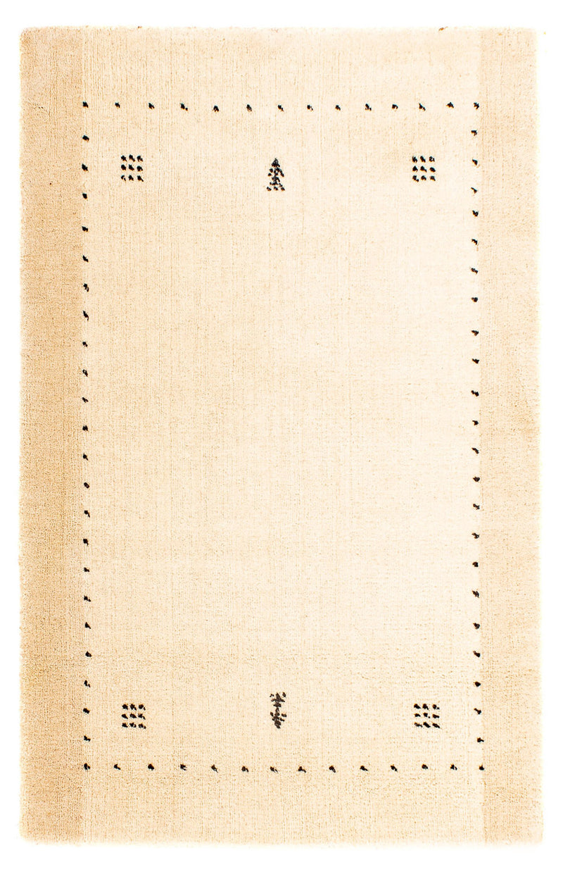 Gabbeh Tapijt - Loribaft Indus - 93 x 63 cm - beige