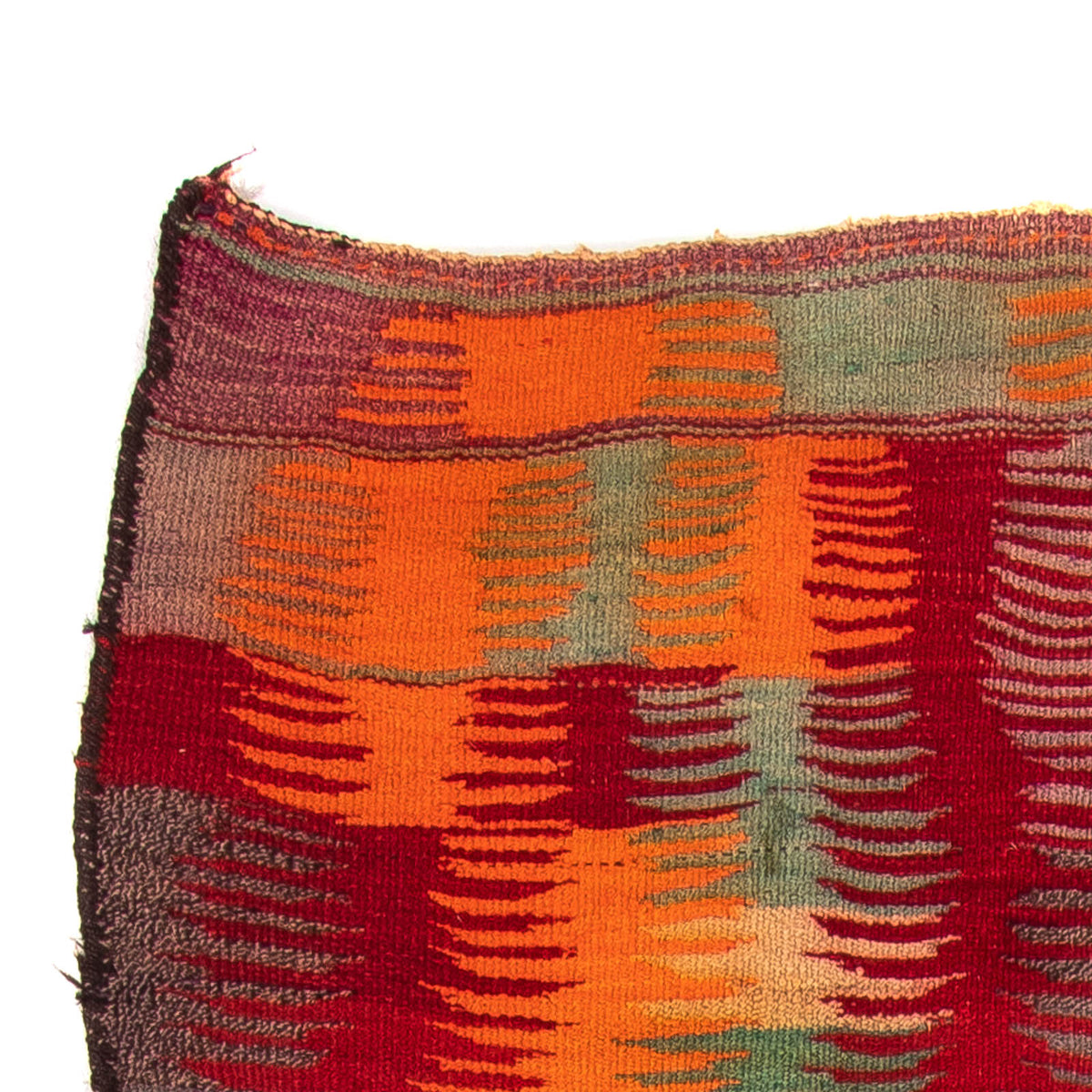 Loper Kelim tapijt - Oud - 265 x 125 cm - veelkleurig