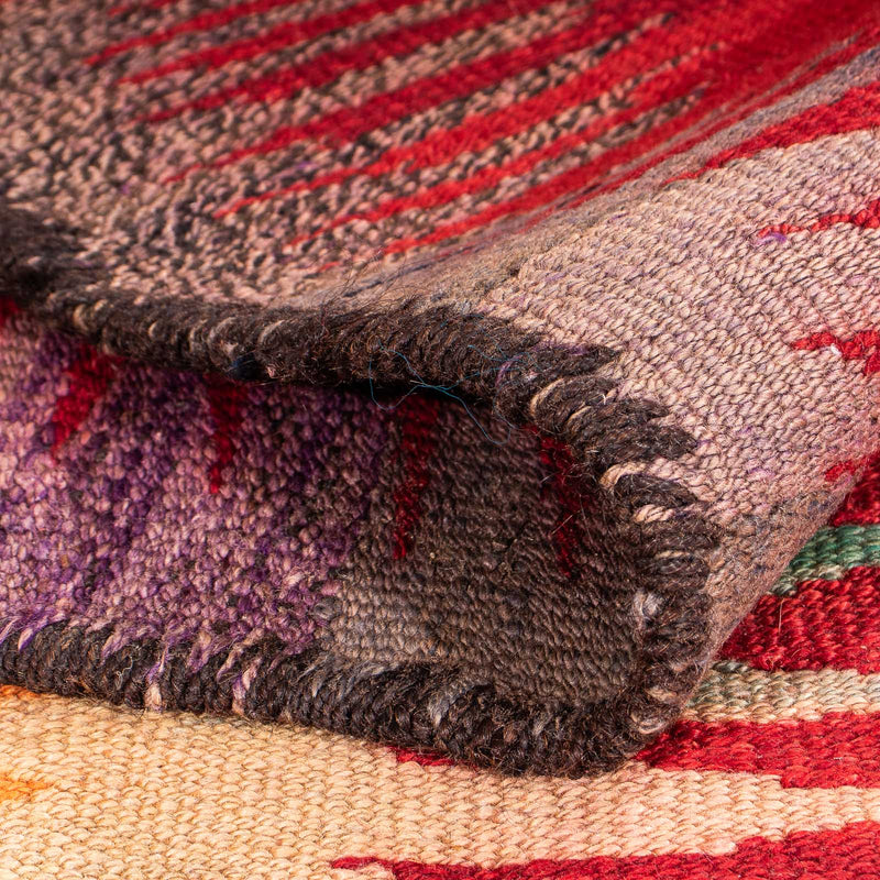 Loper Kelim tapijt - Oud - 265 x 125 cm - veelkleurig