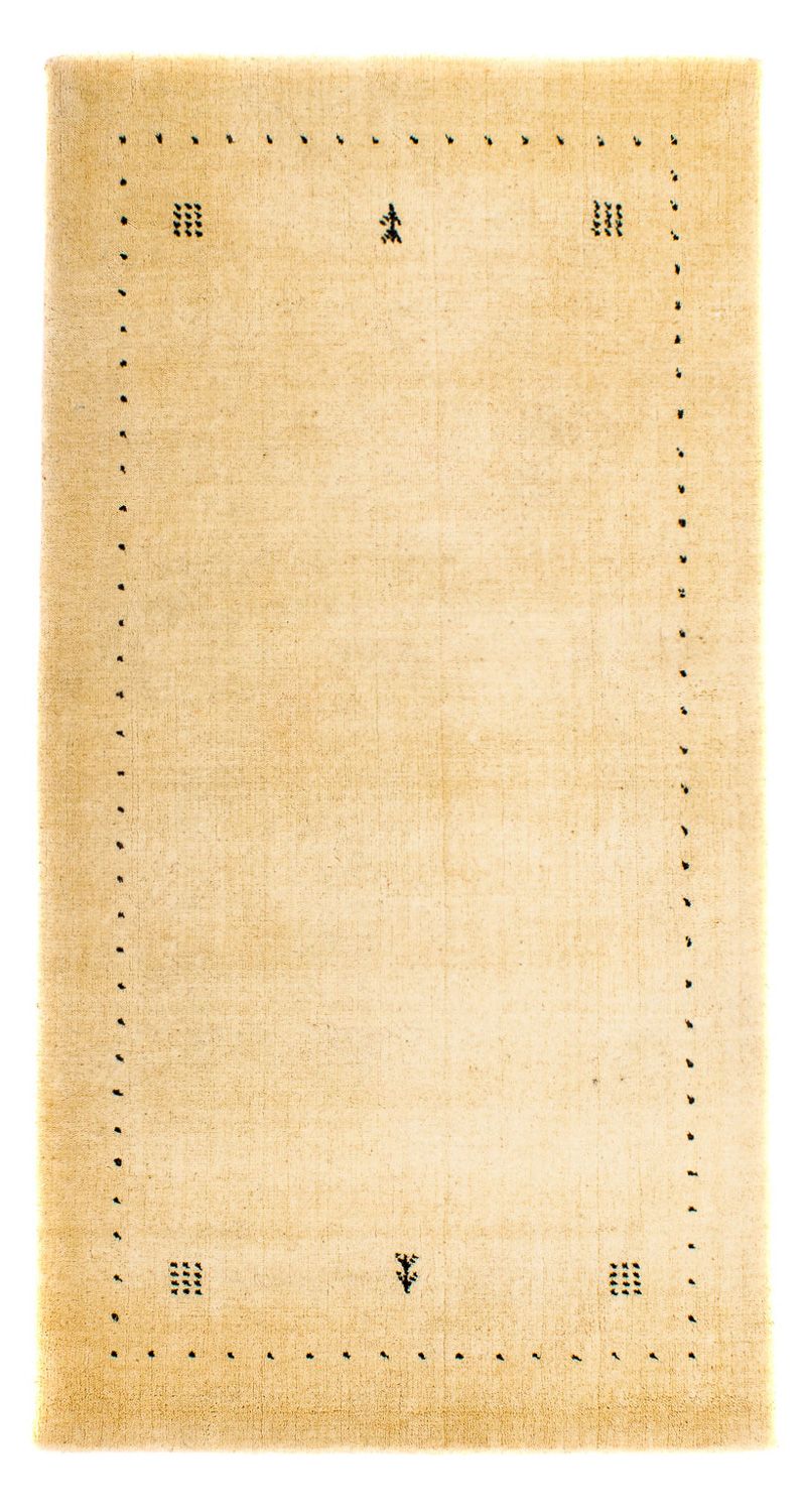 Gabbeh Tapijt - Loribaft Indus - 142 x 73 cm - beige