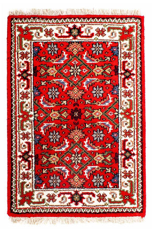 Oosters tapijt - Bijar - Indus - 90 x 60 cm - rood