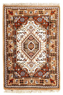 Oosters tapijt - Bijar - Indus - 91 x 61 cm - beige