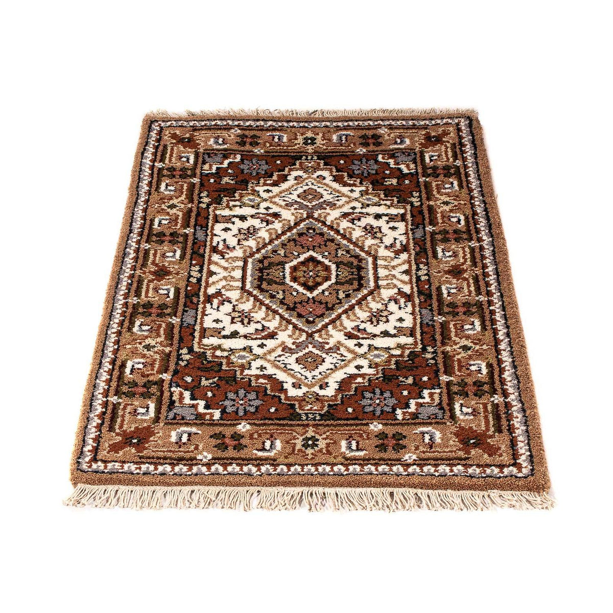 Oosters tapijt - Bijar - Indus - 91 x 61 cm - beige