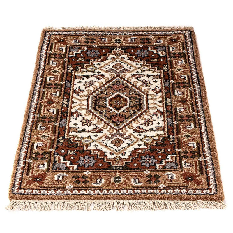 Oosters tapijt - Bijar - Indus - 91 x 61 cm - beige