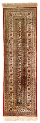 Loper Zijden tapijt - China zijde - 272 x 71 cm - rood