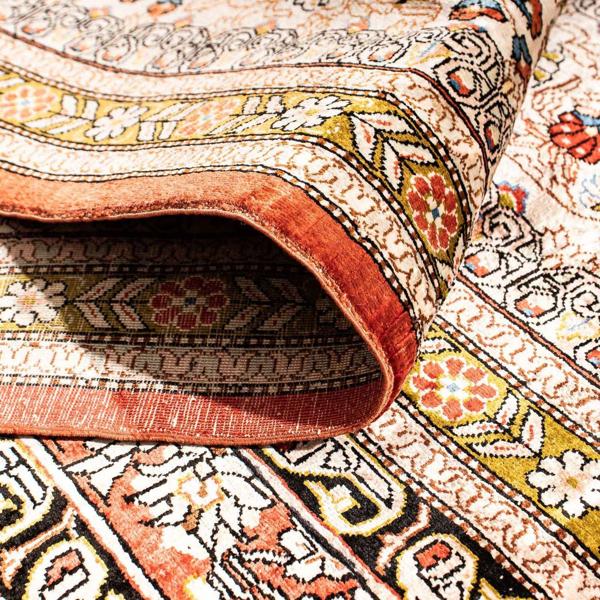 Loper Zijden tapijt - China zijde - 272 x 71 cm - rood