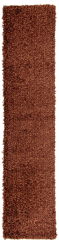 Loper Hoogpolig tapijt - 295 x 66 cm - bruin
