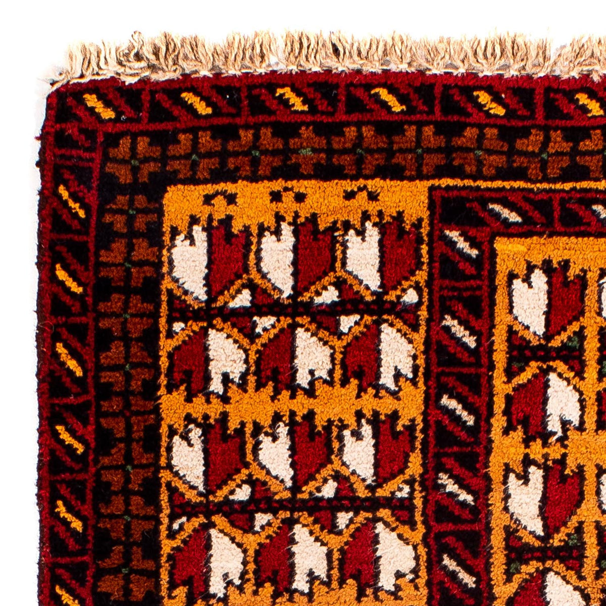 Baluch tapijt - 129 x 75 cm - donkerrood