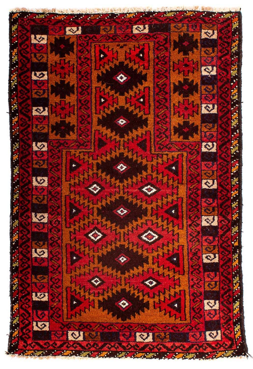 Baluch tapijt - 125 x 80 cm - donkerrood