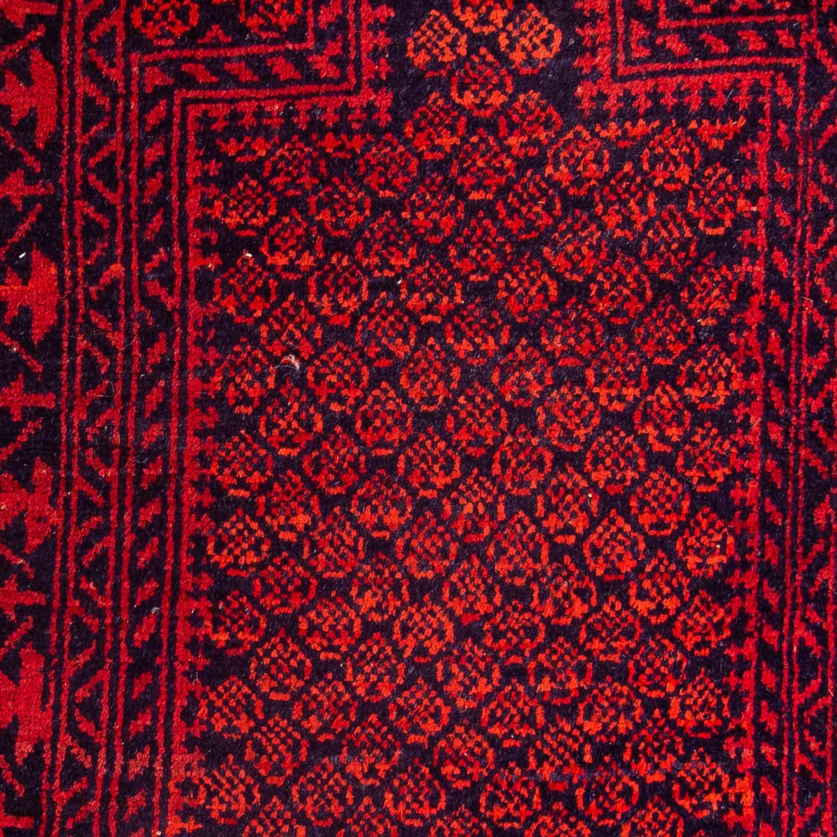 Baluch tapijt - 132 x 79 cm - donkerrood