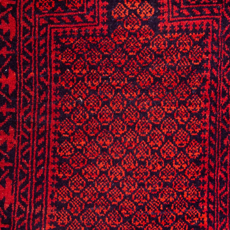 Baluch tapijt - 132 x 79 cm - donkerrood