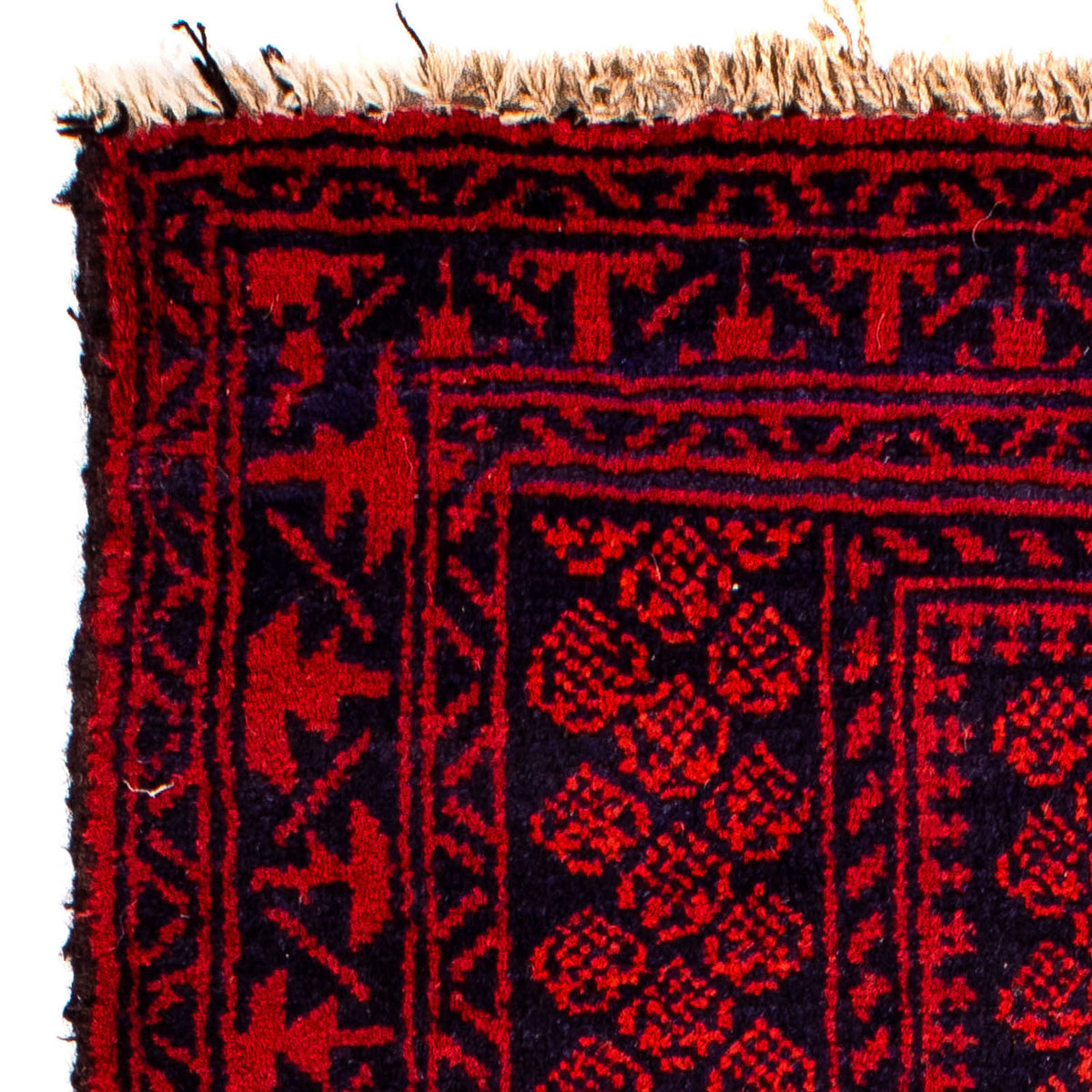 Baluch tapijt - 132 x 79 cm - donkerrood