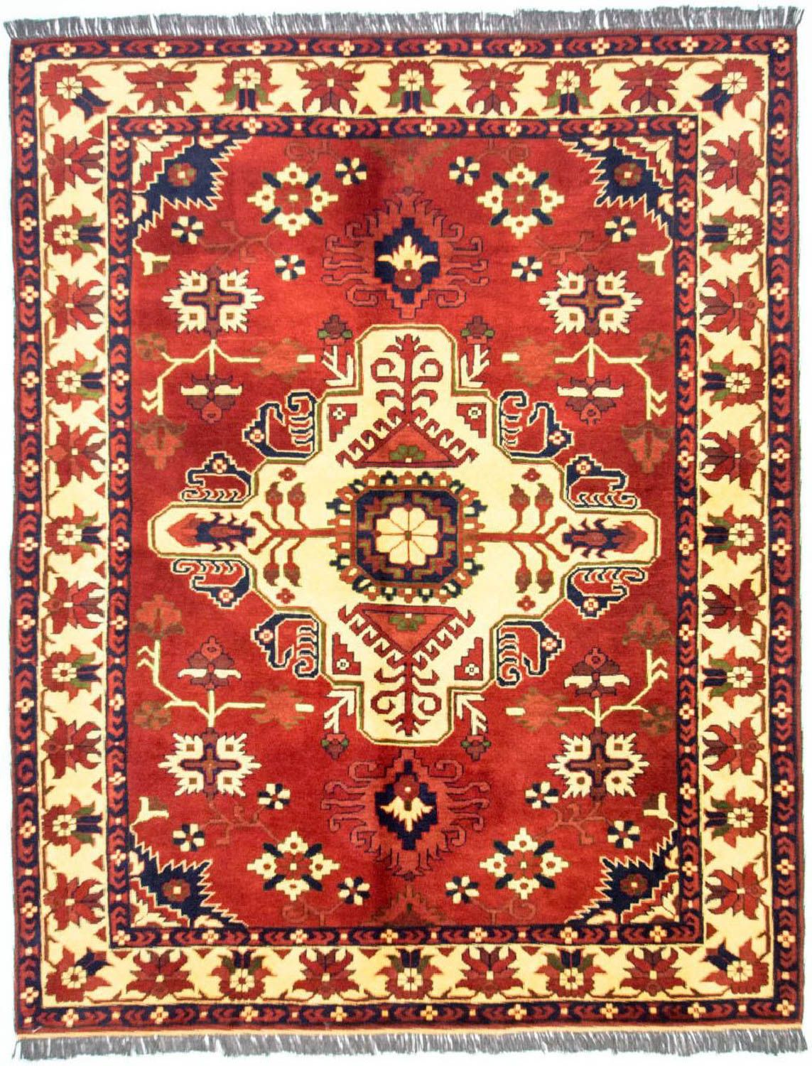 Afghaans tapijt - Hatshlu - 195 x 159 cm - roest