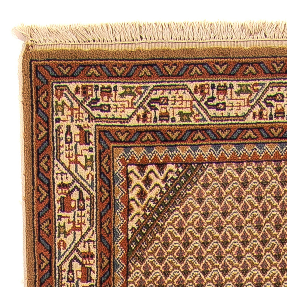 Loper Oosters tapijt - Mir - Indus - 284 x 70 cm - beige