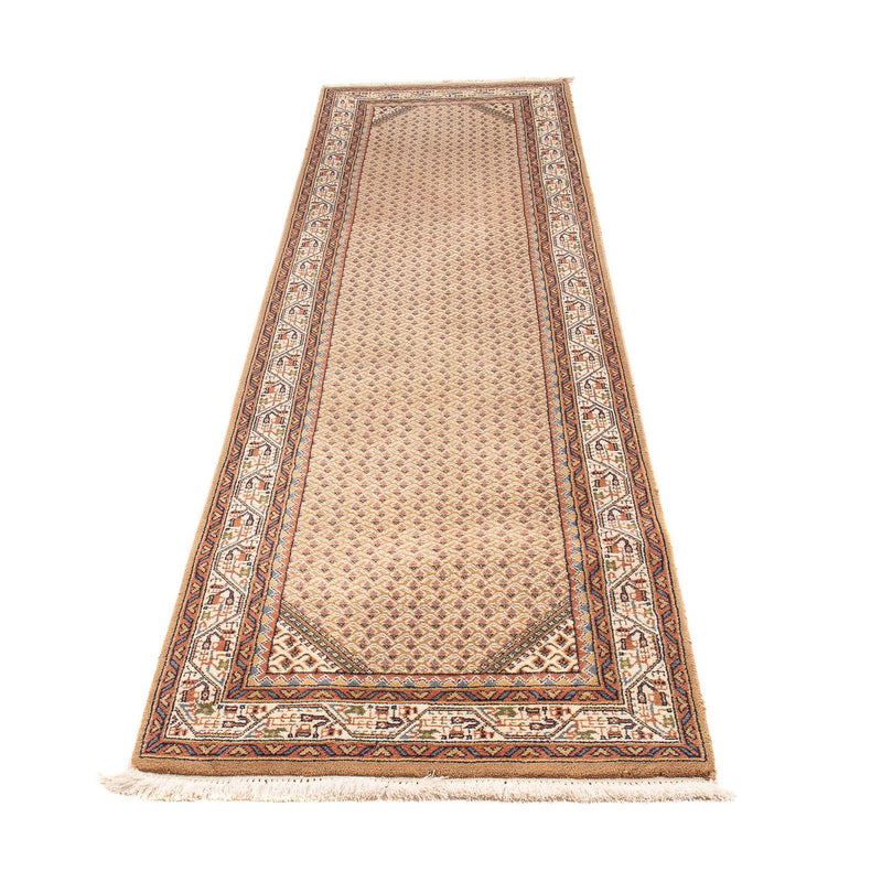 Loper Oosters tapijt - Mir - Indus - 284 x 70 cm - beige