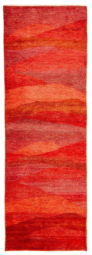 Loper Gabbeh tapijt - Indus - 197 x 77 cm - rood