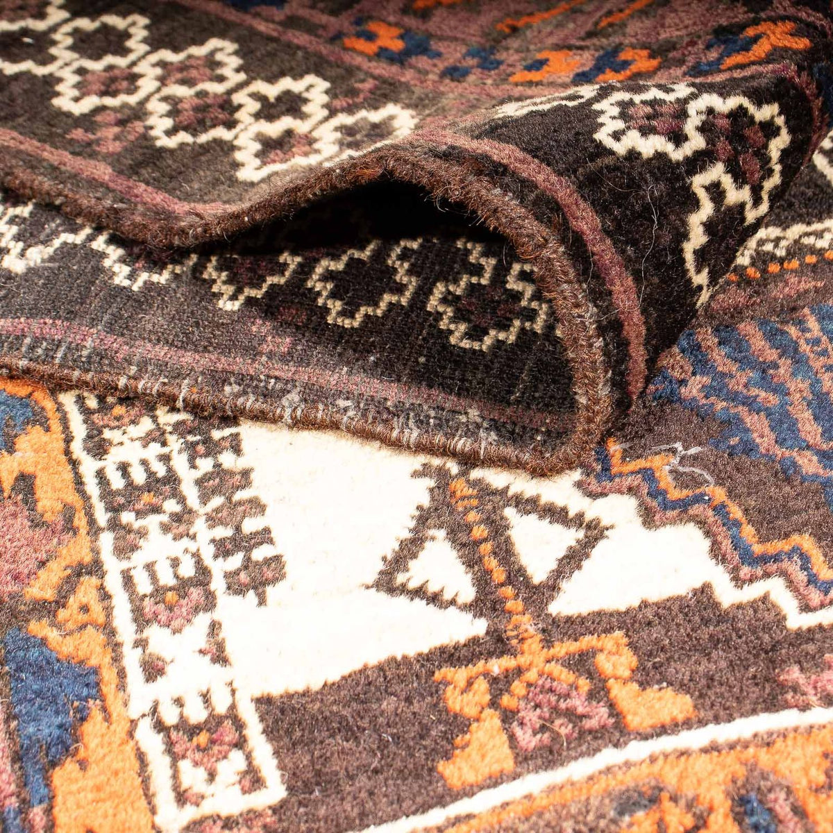 Baluch tapijt - 192 x 111 cm - bruin