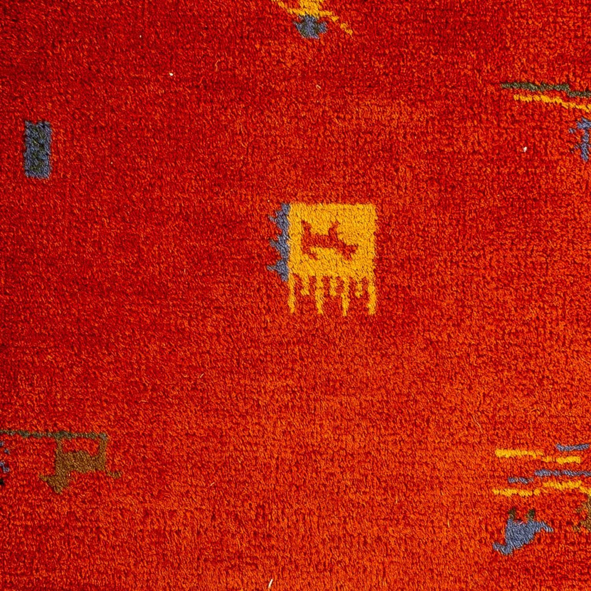 Gabbeh tapijt - Indus - 90 x 60 cm - rood