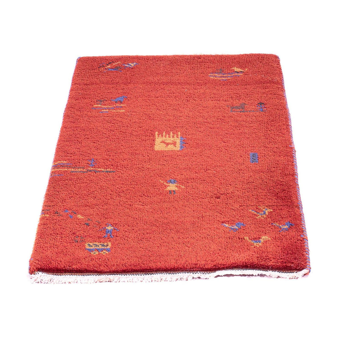 Gabbeh tapijt - Indus - 90 x 60 cm - rood