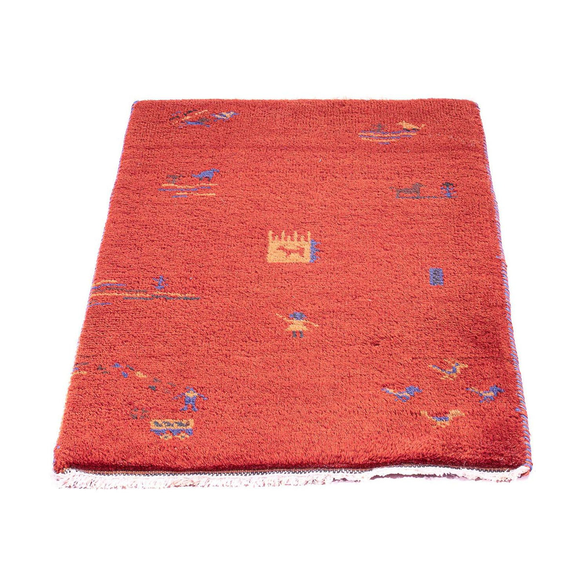 Gabbeh tapijt - Indus - 90 x 60 cm - rood