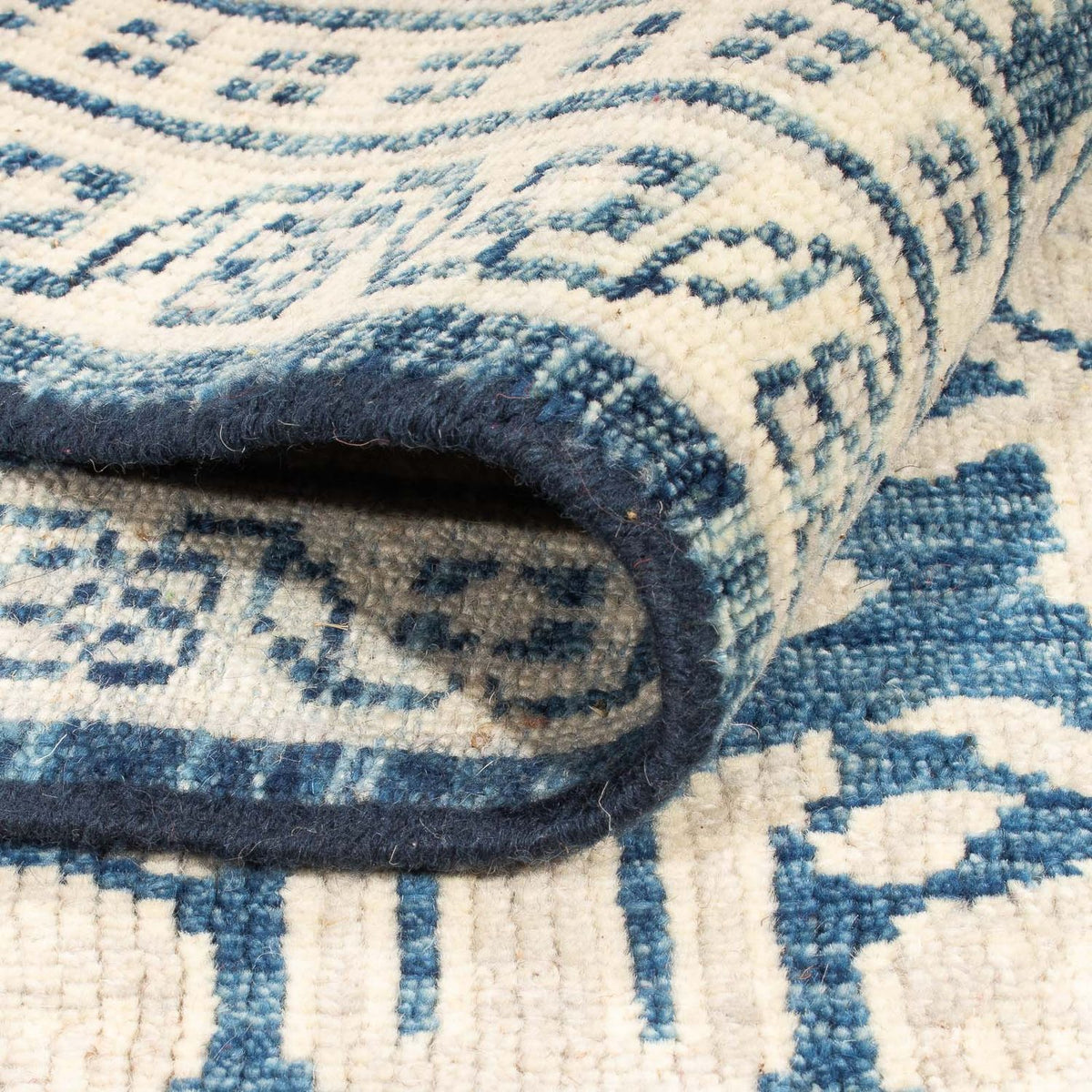 Designer tapijt - 279 x 185 cm - donkerblauw