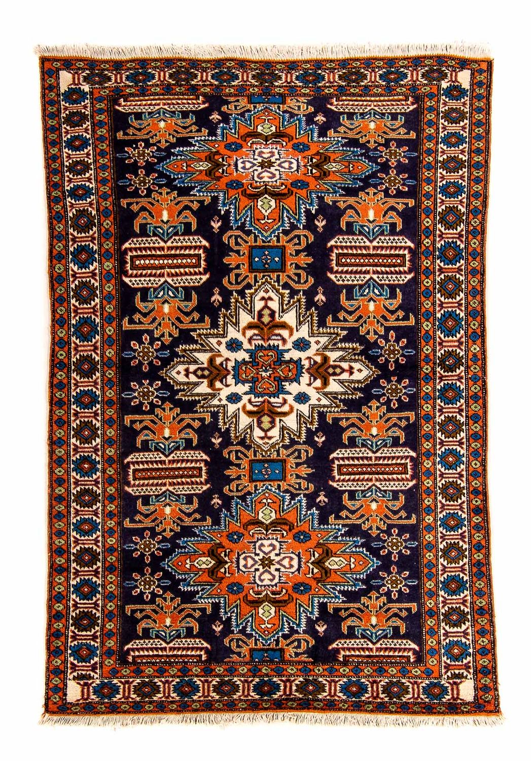 Perzisch Tapijt - Nomadisch - 170 x 110 cm - donkerblauw