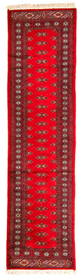 Loper Pakistaans tapijt - 326 x 76 cm - rood