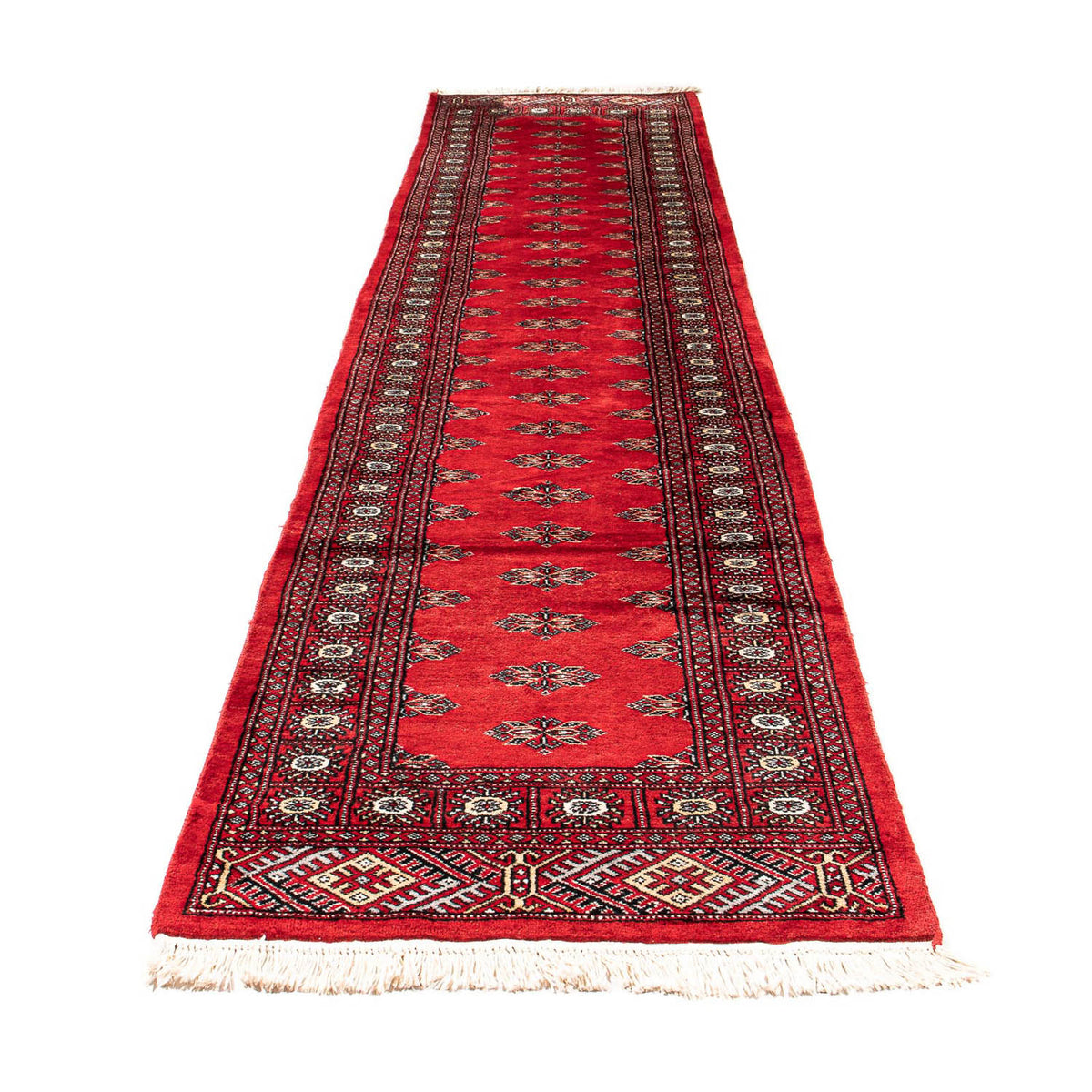 Loper Pakistaans tapijt - 326 x 76 cm - rood