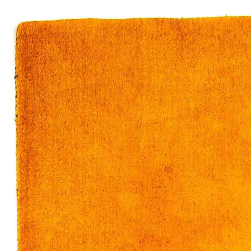 Loper Gabbeh Tapijt - Loribaft Perzisch - 395 x 80 cm - oranje