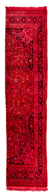 Loper Perzisch tapijt - Bijar - Koninklijk - 320 x 74 cm - rood