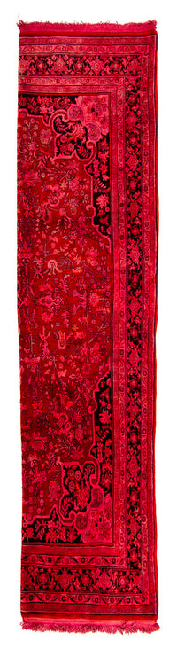 Loper Perzisch tapijt - Bijar - Koninklijk - 320 x 74 cm - rood