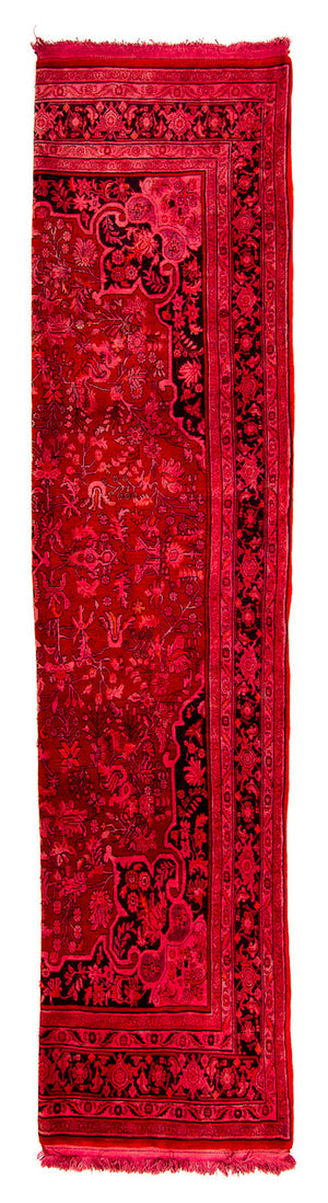 Loper Perzisch tapijt - Bijar - Koninklijk - 320 x 74 cm - rood