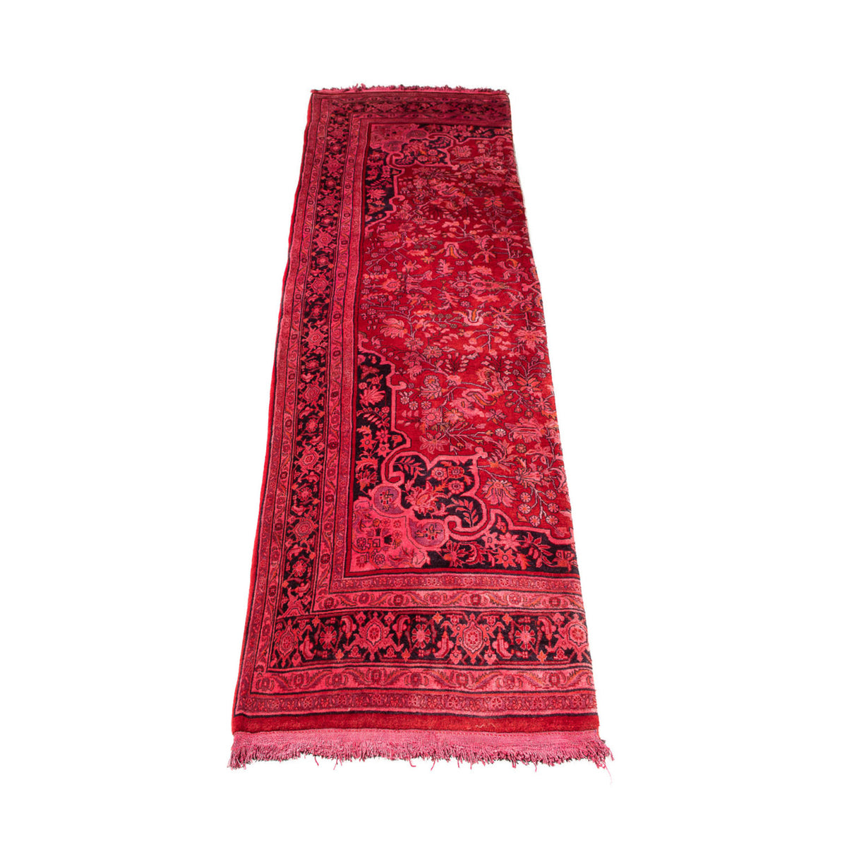 Loper Perzisch tapijt - Bijar - Koninklijk - 320 x 74 cm - rood